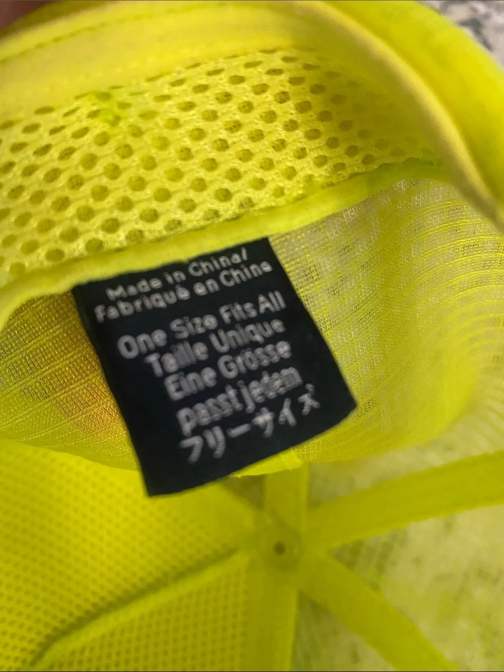 Arc'teryx bird word Neon Yellow Trucker Hat